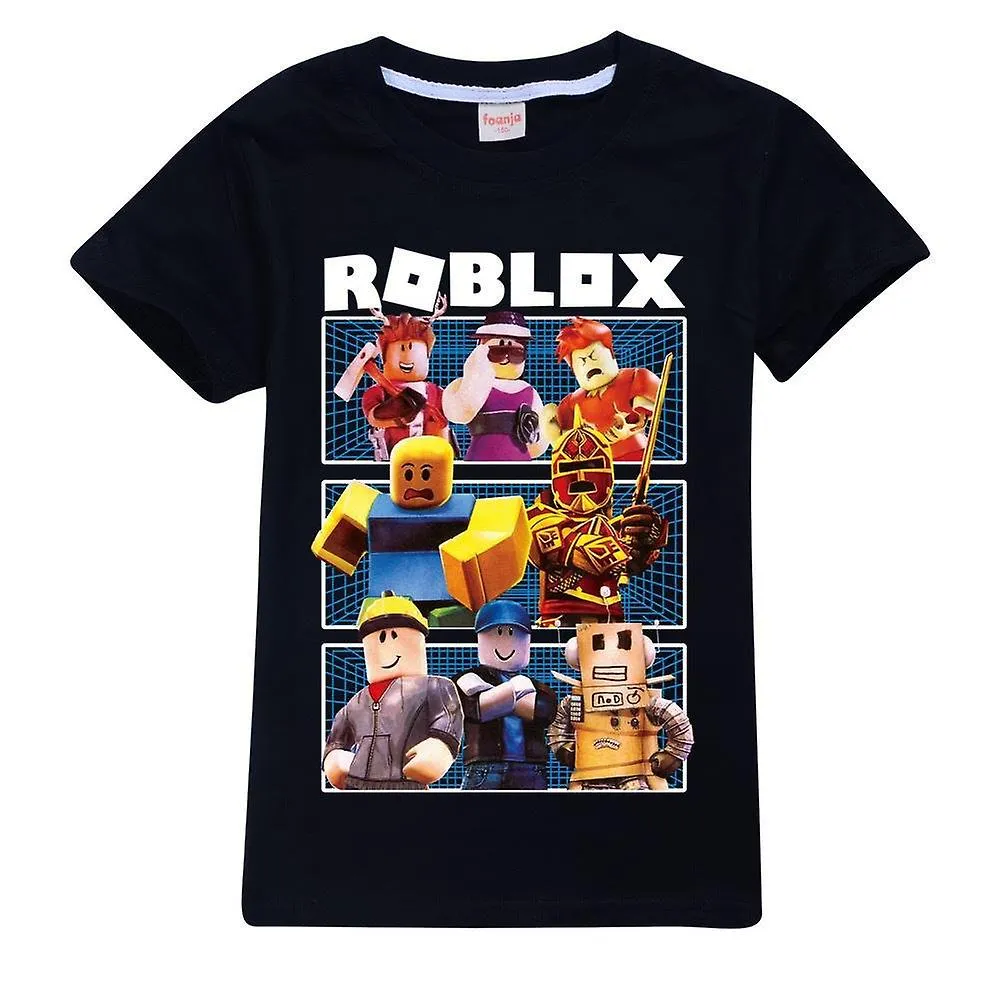 2024 Roblox Camiseta Niños Gaming Gamer Fans Niños Niñas Camiseta Cool Summer Casual Manga Corta Estampado Tops Blusa