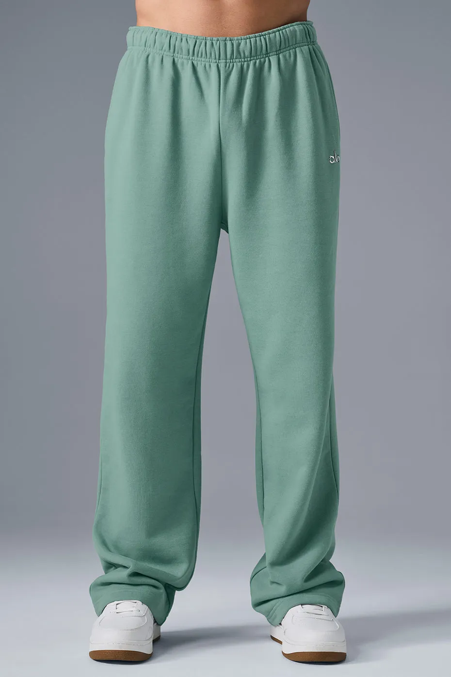 ACCOLADE STRAIGHT LEG SWEATPANT  BOTANICAL GREEN