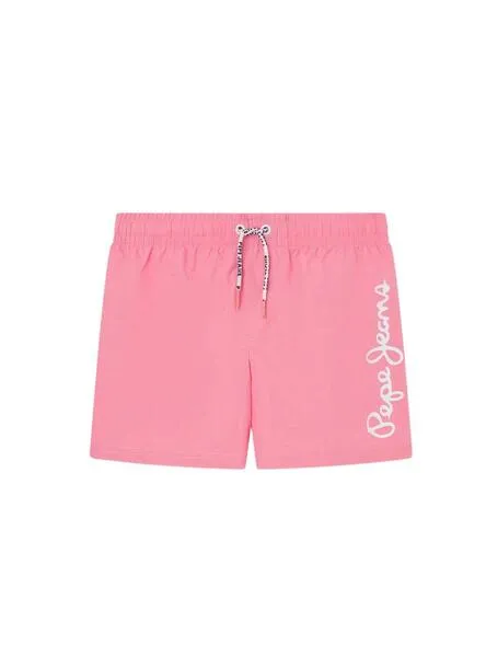 Bañador Pepe Jeans Logo rosa para niño