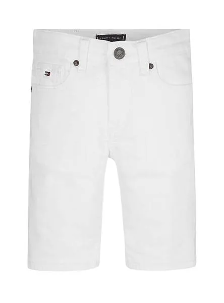 bermuda tommy hilfiger scanton blanco para niño