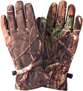 BESPORTBLE Guantes de Caza Impermeable para Invierno - Polar Caliente - Camuflaje - Equipo de Caza  Esquiar  Equitación