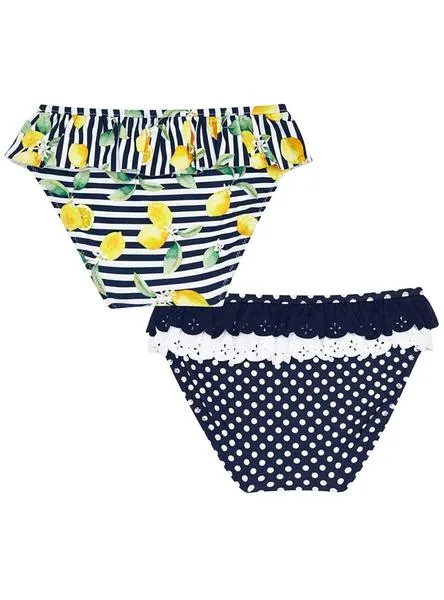 bikini mayoral lemon azul para niña