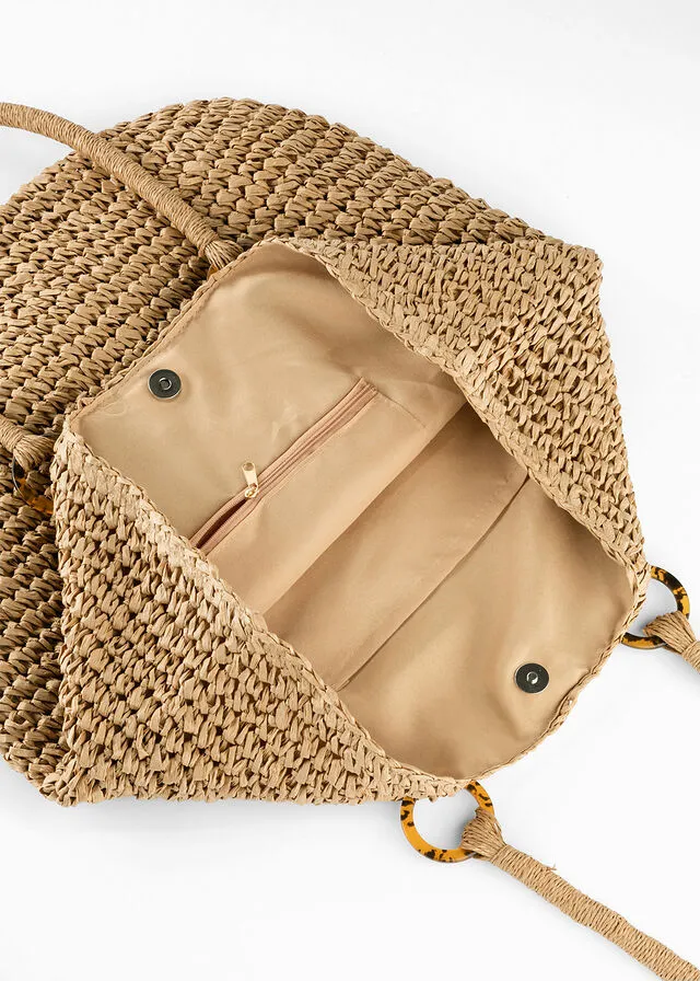 Bolso shopper playero Natural