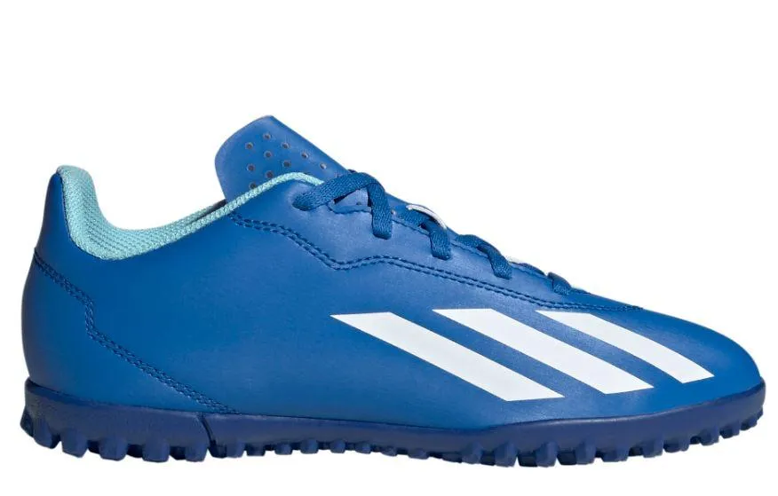 Bota Fútbol Adidas X Crazyfast.4 Turf Niños Azul