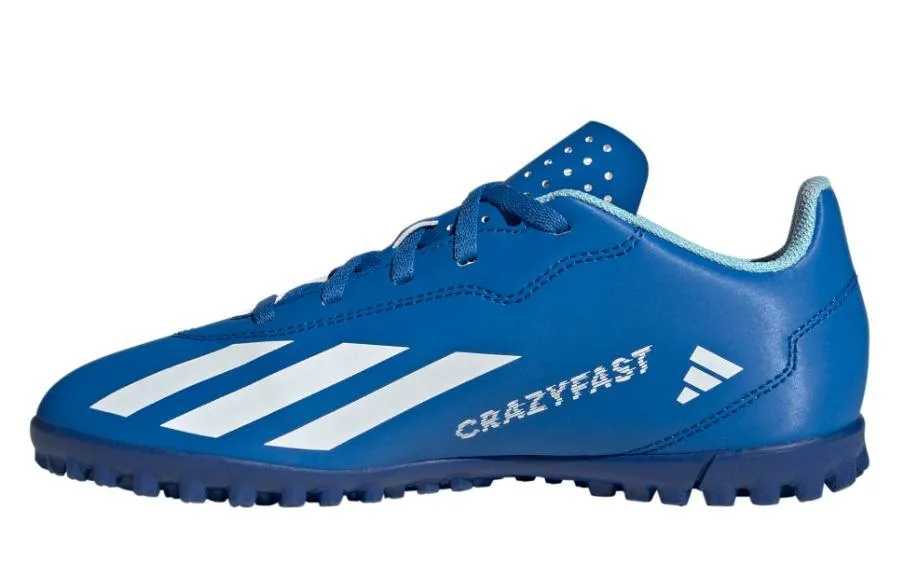 Bota Fútbol Adidas X Crazyfast.4 Turf Niños Azul