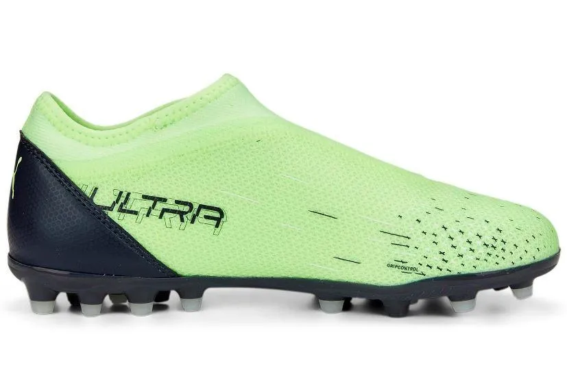 Bota Fútbol Puma ULTRA MATCH LL MG Jr Niños Amarillo