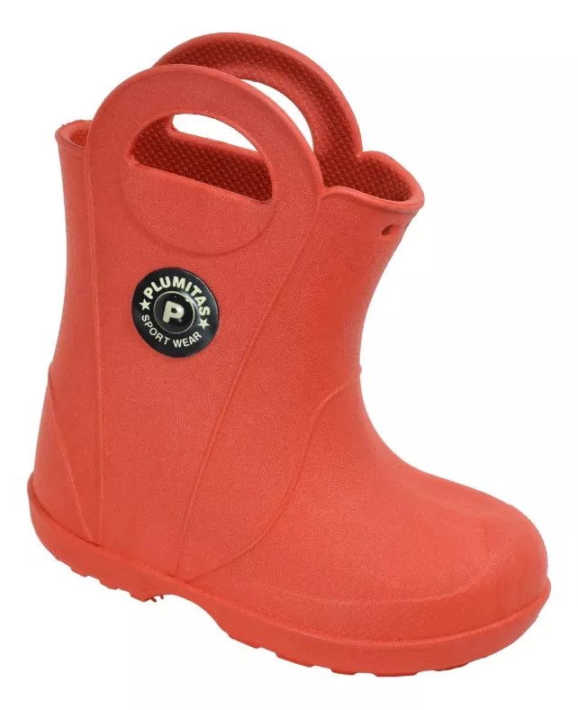 Botas Lluvia Impermeable Niñas Niños Calidad Plumitas 500