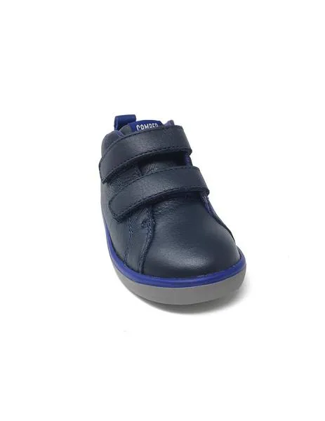 botÍn camper azul velcro