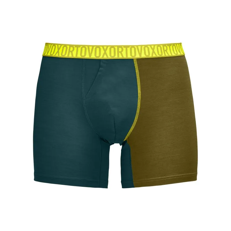 Boxer Ortovox 150 ESSENTIAL BOXER BRIEFS M (dark pacific) hombre