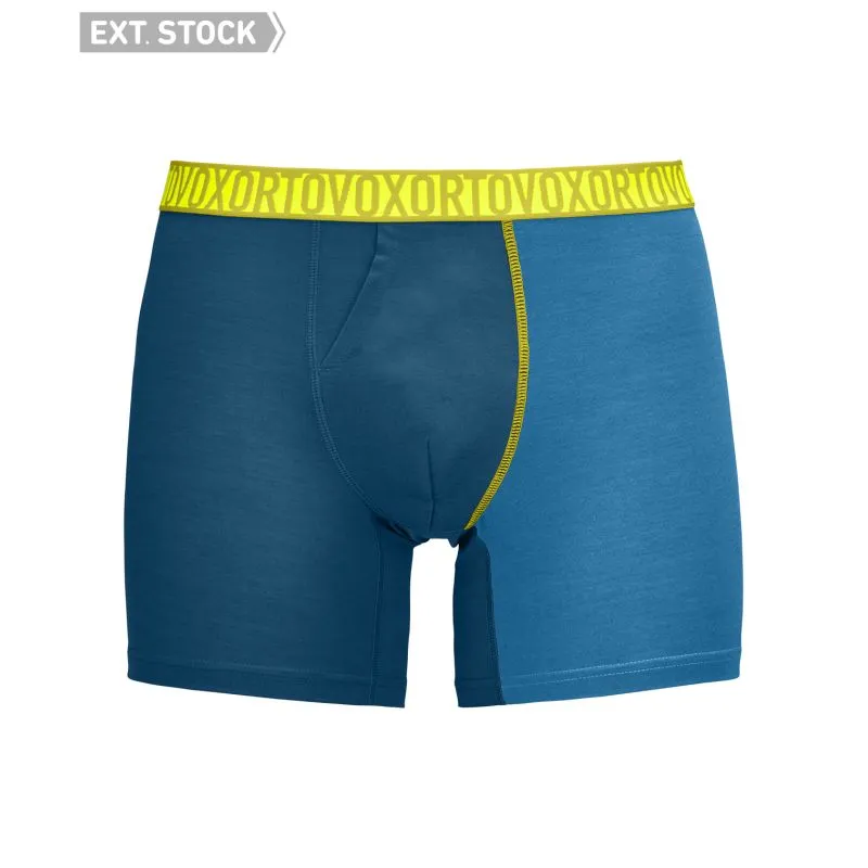 Boxer para hombre Ortovox 150 ESSENTIAL BOXER BRIEFS M (azul petróleo)