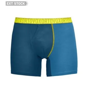 Boxer para hombre Ortovox 150 ESSENTIAL BOXER BRIEFS M (azul petróleo)