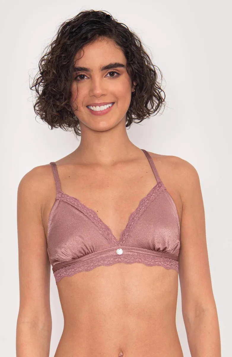 Bralette Rosa Doble Encaje Vibra Bonita