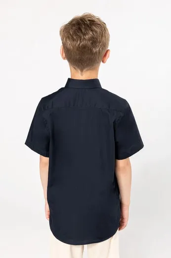 CAMISA POPELINA MANGA CORTA NIÑOS