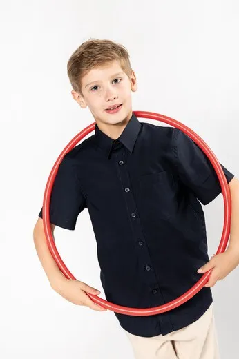 CAMISA POPELINA MANGA CORTA NIÑOS