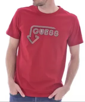 CAMISETA HOMBRE GUESS JEANS 5335 ROJO