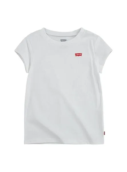 Camiseta Levis Batwing Tee Blanco Para Niña