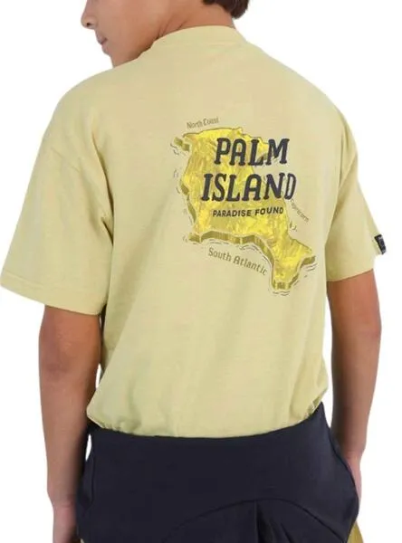 Camiseta Mayoral Palm Island Amarillo para Niño