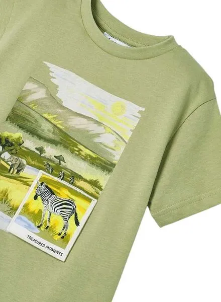 Camiseta Mayoral Play Verde para Niño