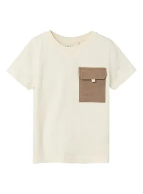 Camiseta Name It Drew Beige Para Niño