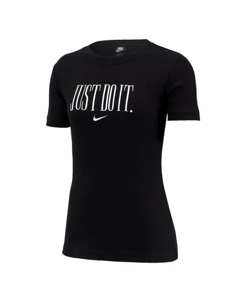 camiseta nike negro mujer