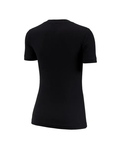 camiseta nike negro mujer