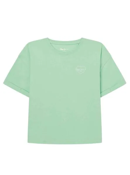 Camiseta Pepe Jeans Nicky Verde Para Niña