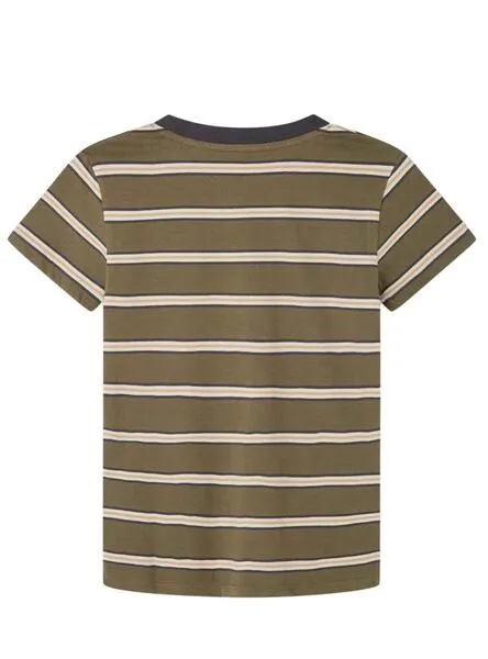 Camiseta Pepe Jeans Ray Verde Para Niño