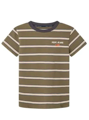 Camiseta Pepe Jeans Ray Verde Para Niño