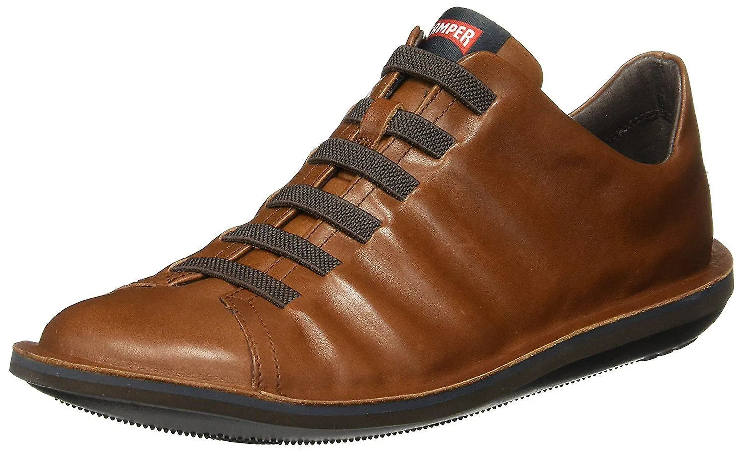 Camper Beetle 18751 Brown Mens Leather Trainers Shoes