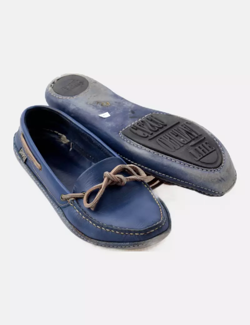 Camper Mocasín azul casual