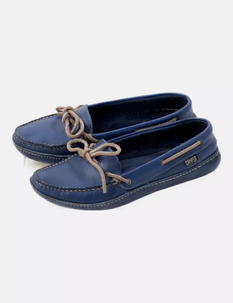 Camper Mocasín azul casual