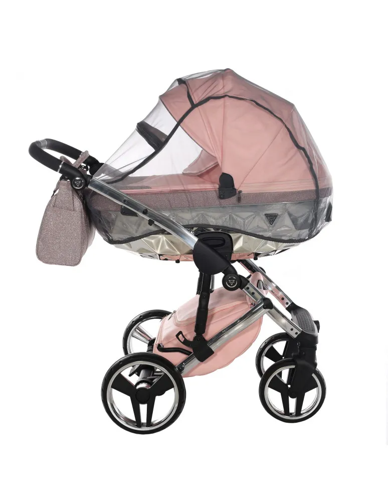 CARRO DUO HAND KRAFT GLITTER 01 ROSA/PLATA JUNAMA