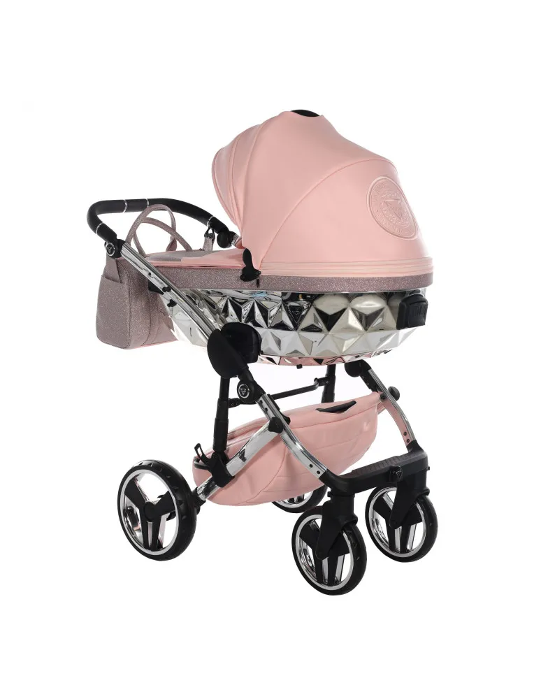 CARRO DUO HAND KRAFT GLITTER 01 ROSA/PLATA JUNAMA