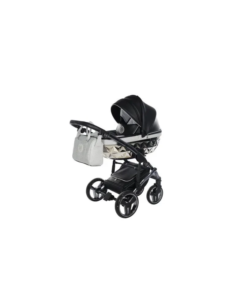 CARRO DUO HAND KRAFT GLITTER 03 NEGRO/PLATA JUNAMA