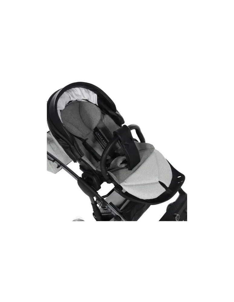 CARRO DUO HAND KRAFT GLITTER 03 NEGRO/PLATA JUNAMA