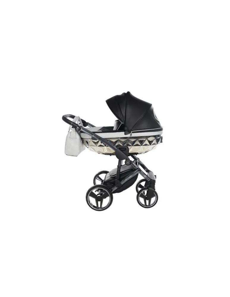 CARRO DUO HAND KRAFT GLITTER 03 NEGRO/PLATA JUNAMA