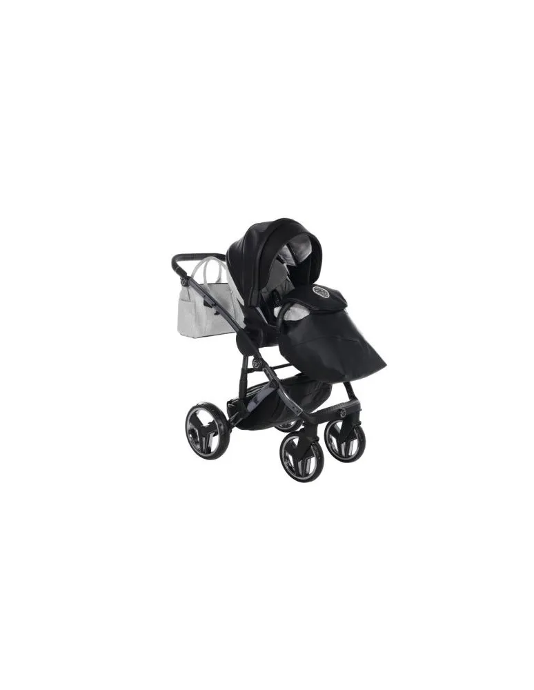 CARRO DUO HAND KRAFT GLITTER 03 NEGRO/PLATA JUNAMA