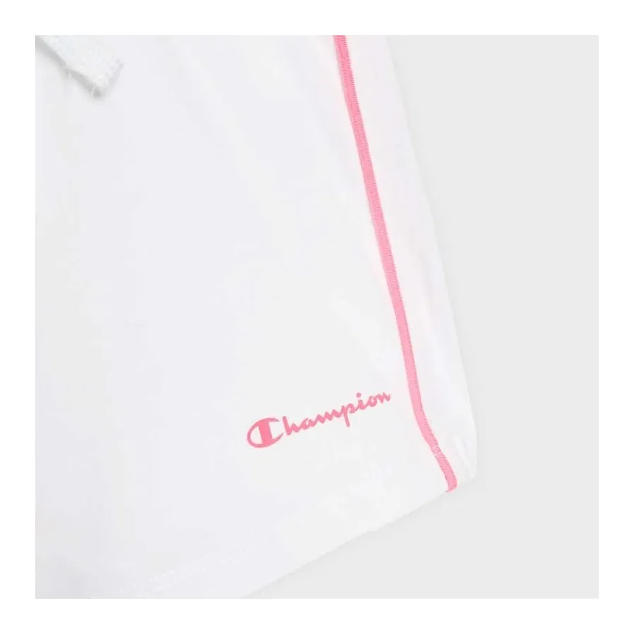 Champion JR NIÑA PANTALON 404669-WW001 BLANCO