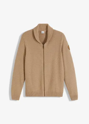 Chaqueta de punto Beige