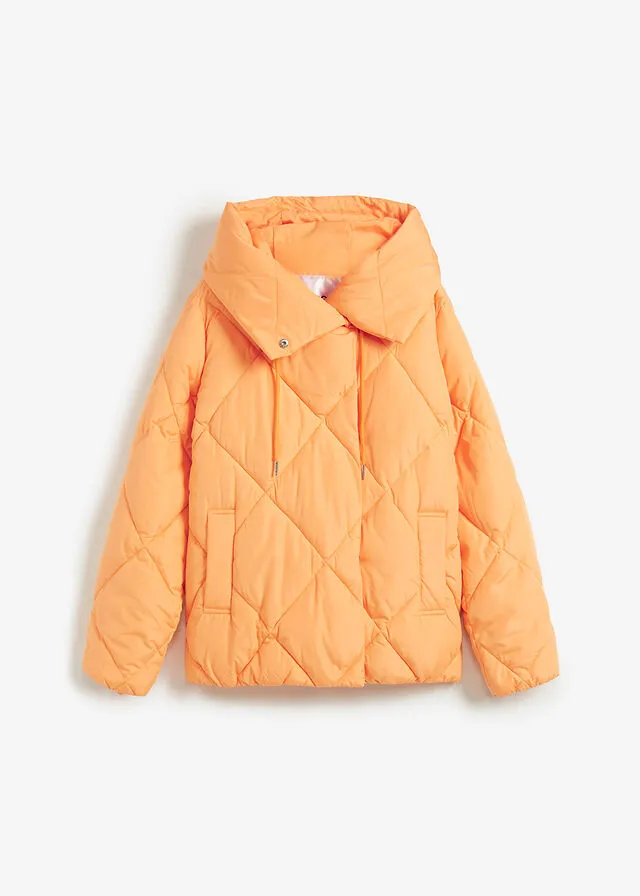 Chaqueta guateada Naranja crema