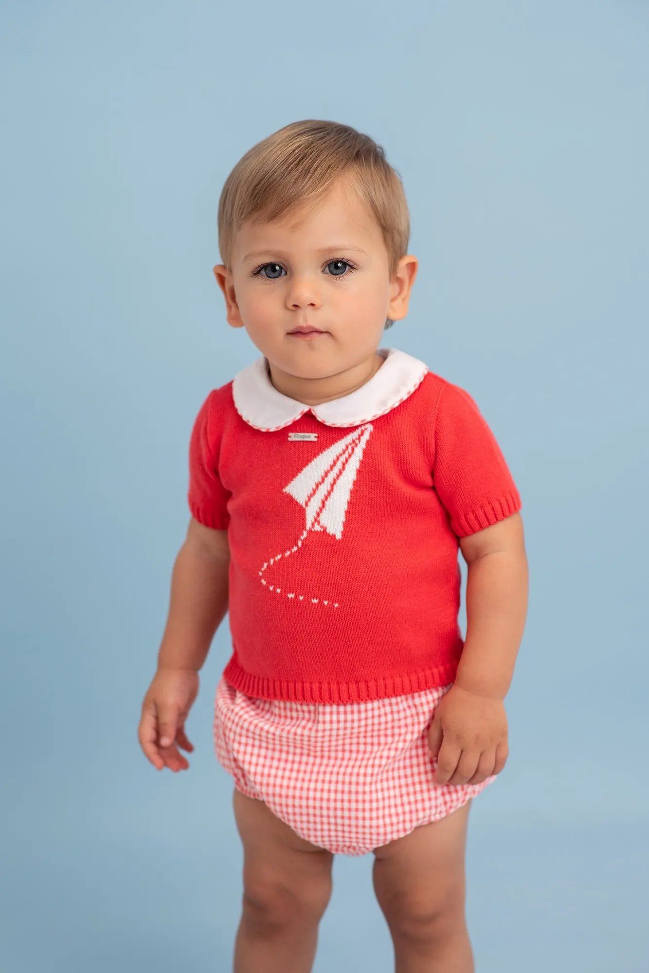 Conjunto para niño colección coral Flower de Foque.