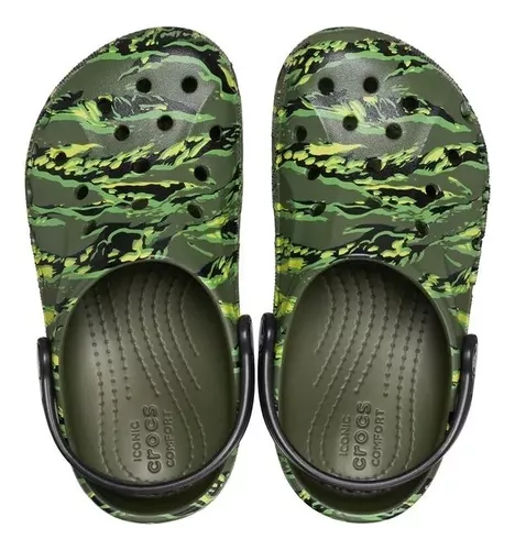 Crocs Originales Baya Seasonal Niños Camuflado Empo2000