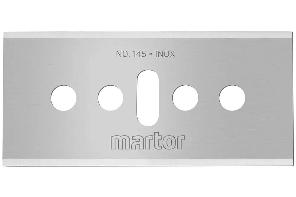Cuchilla industrial MARTOR n.º 145, inoxidable, pack 10 uds.