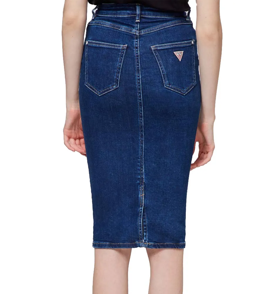 Falda Casual_Mujer_GUESS 80s Longuette