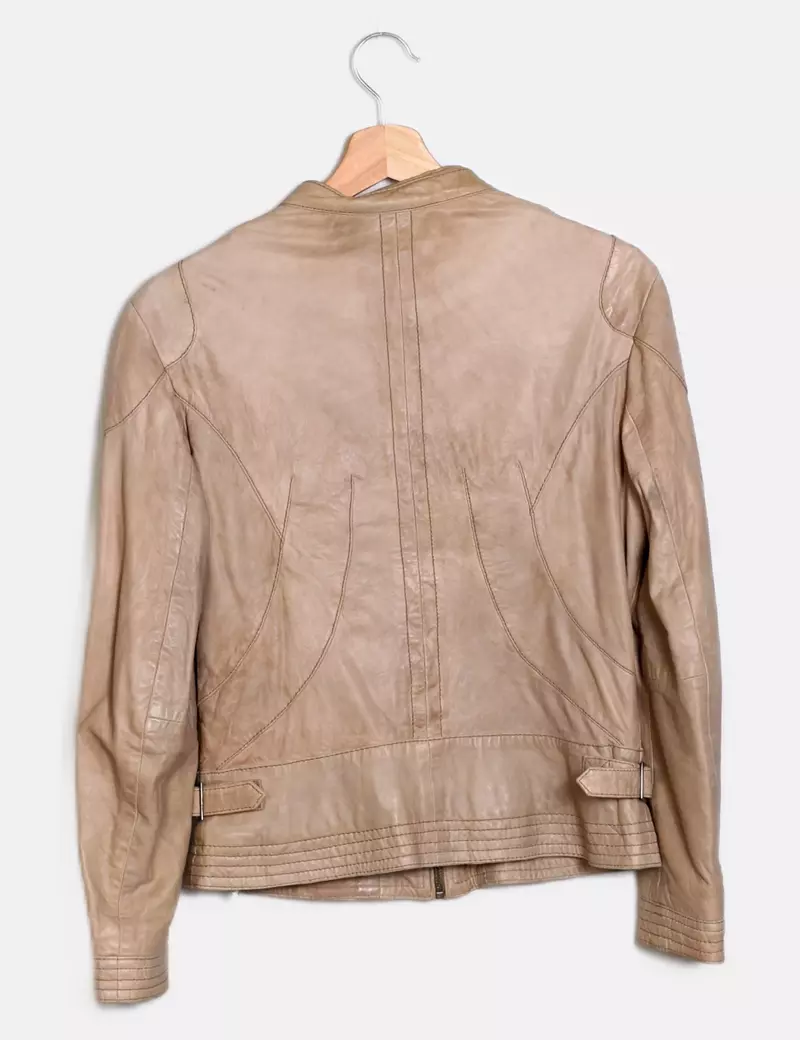 Hakei Chaqueta biker Piel