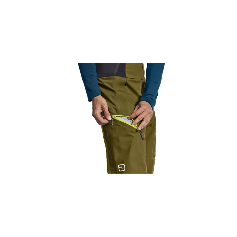 Hombres Ortovox 3l Guardian Shell Pants (Green Moss)