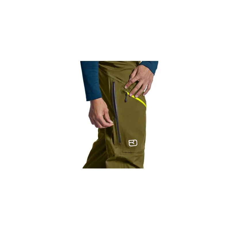 Hombres Ortovox 3l Guardian Shell Pants (Green Moss)