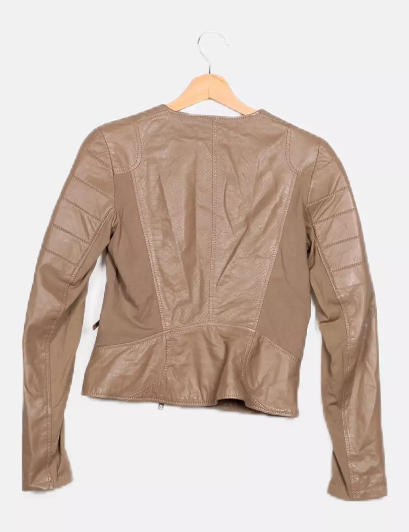 Imperial Chaqueta biker taupe