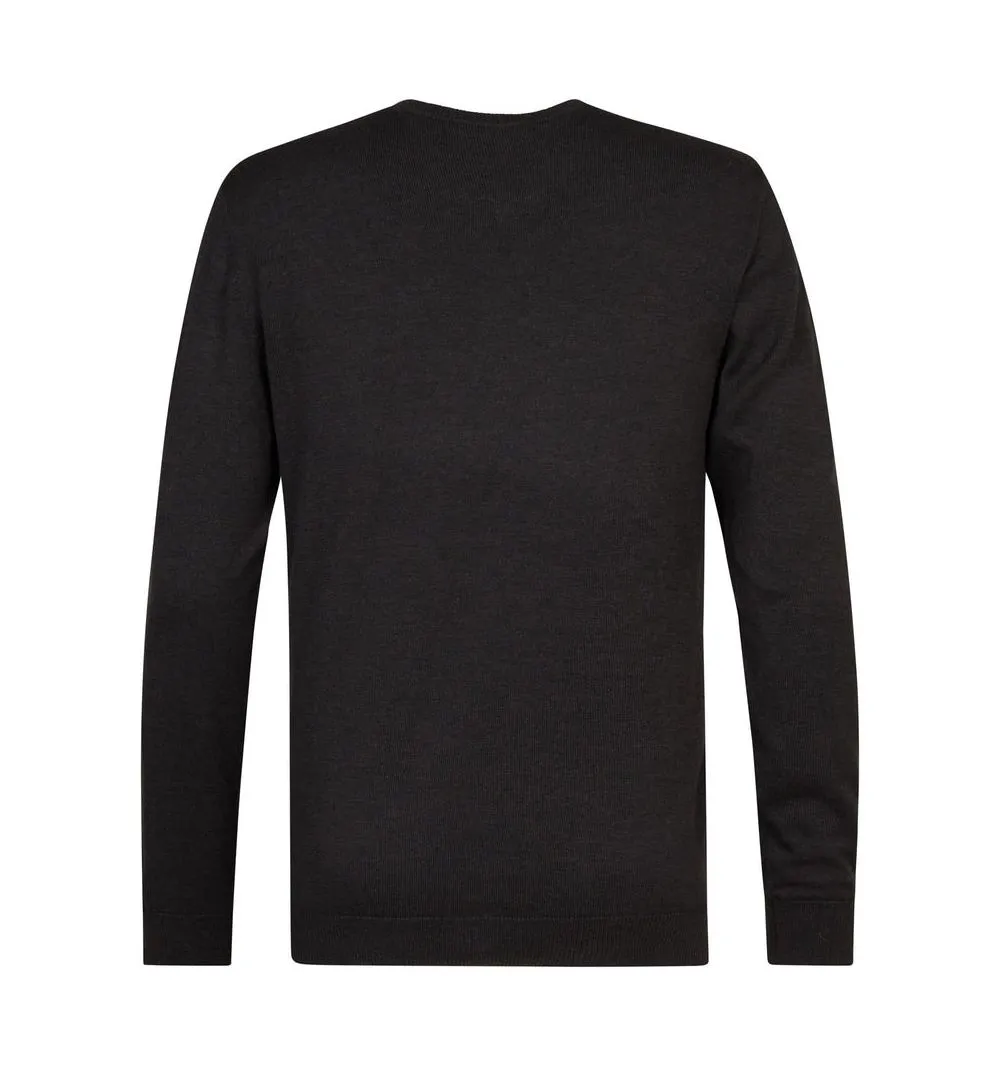 Jersey Petrol fino cuello pico atka