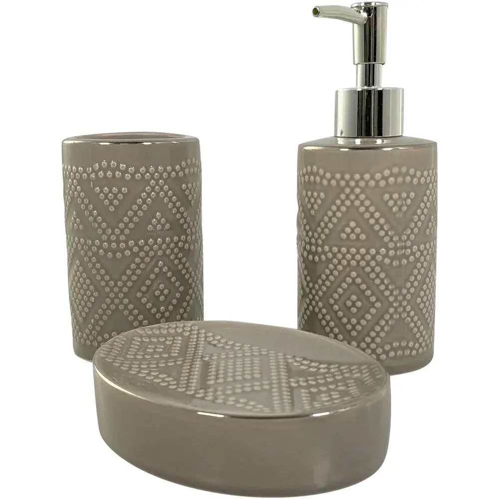 Juego de baño 3 piezas 21,5 x 19,5 x 7,5 cm